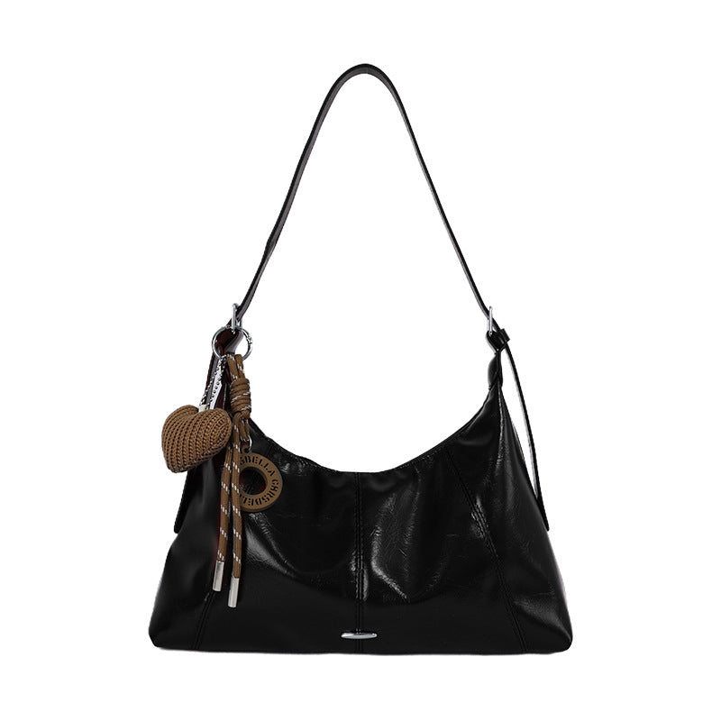 Luxurious Soft Leather Shoulder Bag Kalsten