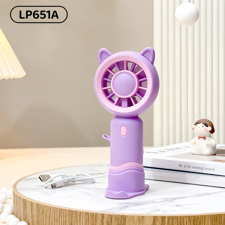 Women Portable USB Hand Fan with Cute Designs Kalsten