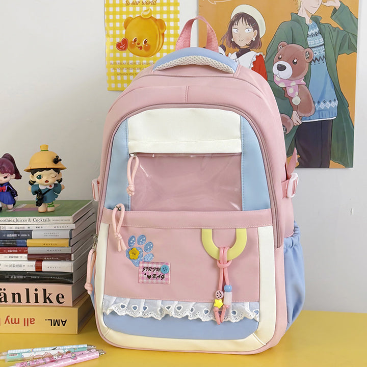 Cute Decorative Clear Window Backpack Kalsten