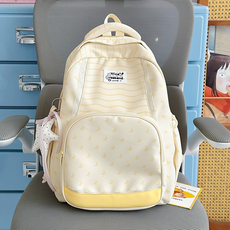 Playful Butterfly-Themed School Backpack Kalsten