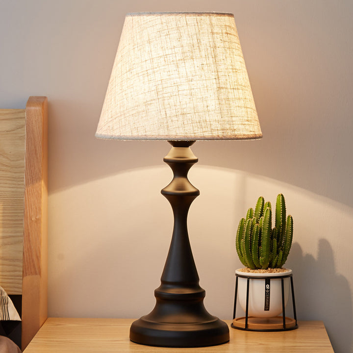 Modern Table Lamp with Fabric Shade