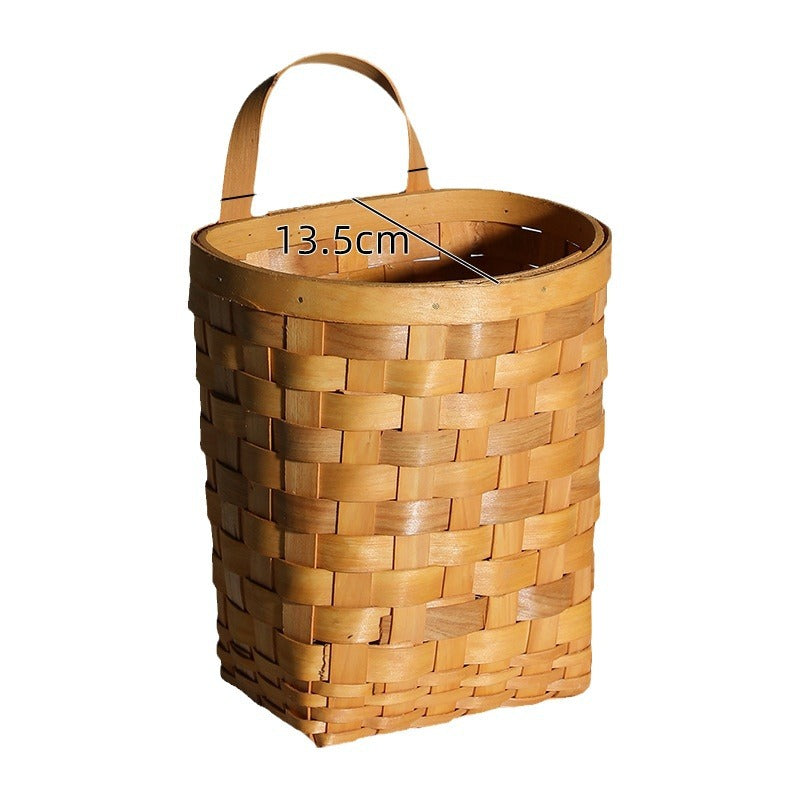 Handcrafted Wicker Storage Cylinder Kalsten