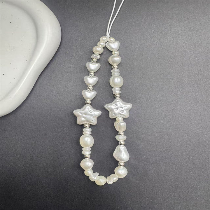 Elegant Star and Heart Beaded Necklace Kalsten