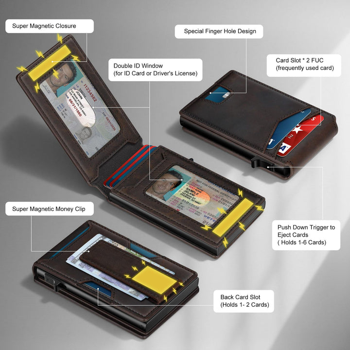 Smart RFID-Blocking Minimalist Wallet Kalsten