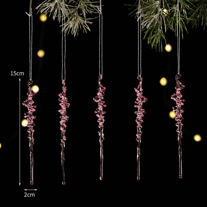 Hanging Icicle Ornament Set