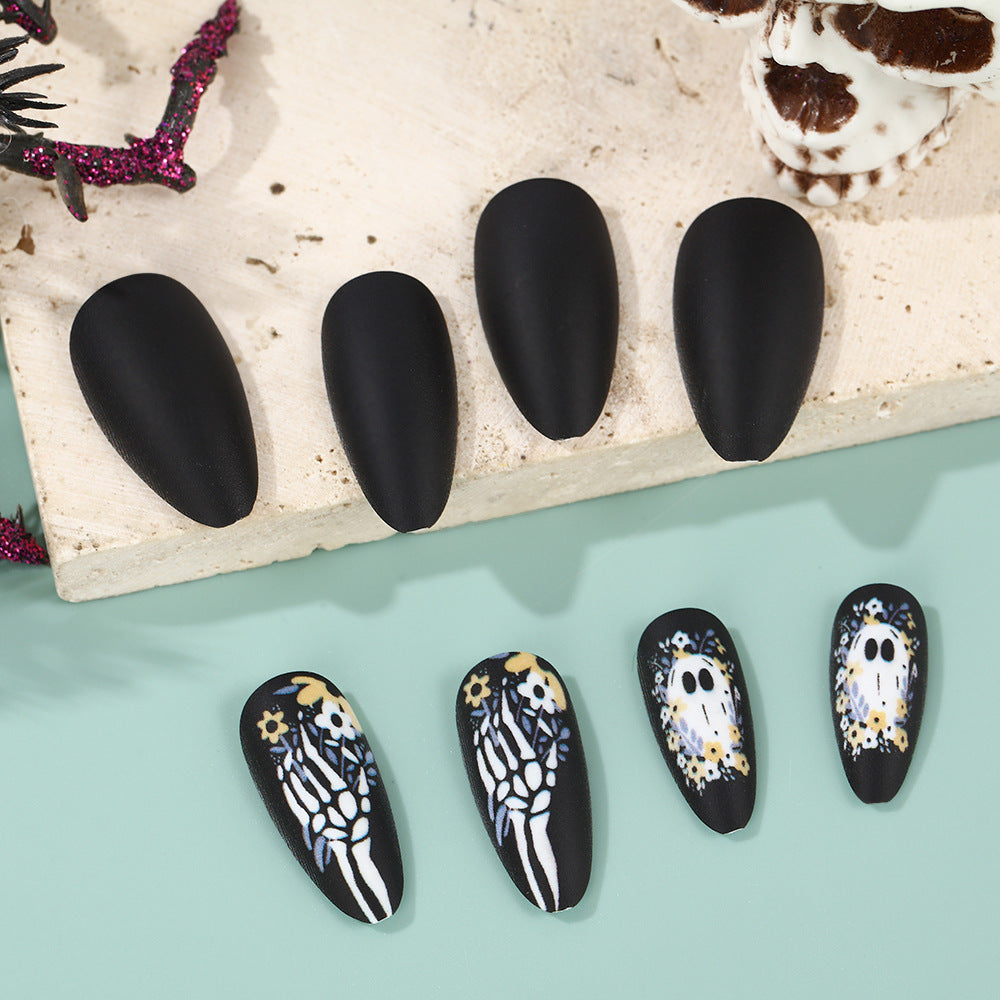 Artificiälnägel mit Halloween-Motiven Kalsten