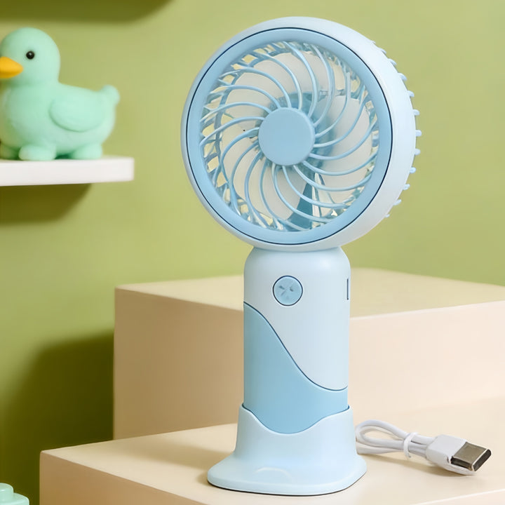 Women's Portable Mini Fan with Flexible Mount and USB Connection Kalsten