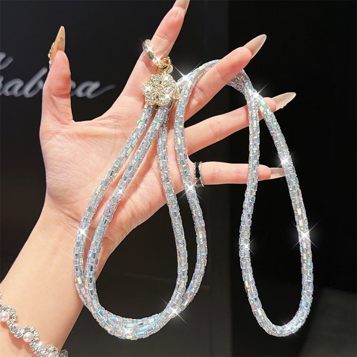 Sparkling Crystal Charm Eyewear Lanyard Kalsten