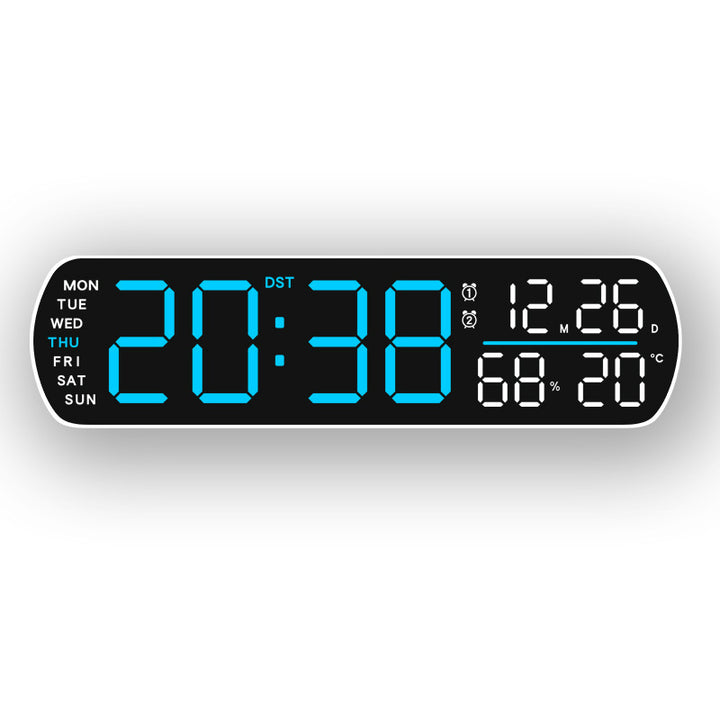Digital wall clock with temperature and hygrometer display Kalsten