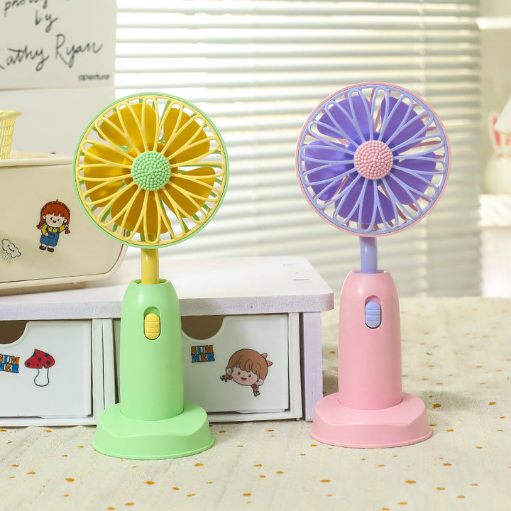 Women's portable table fan in playful flower design Kalsten
