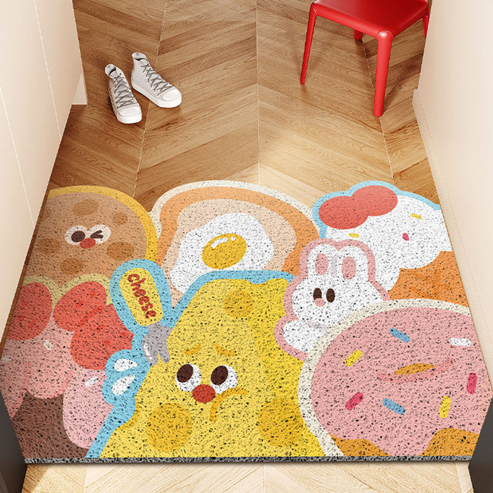 Whimsical Food-Themed Indoor Mat Kalsten