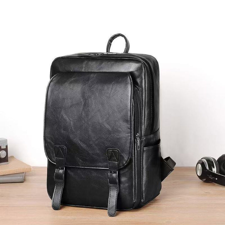 Classic Genuine Leather Laptop Backpack