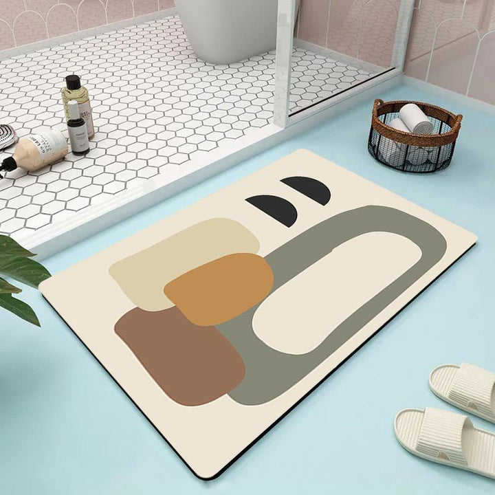 Abstract Geometric Bath Mat