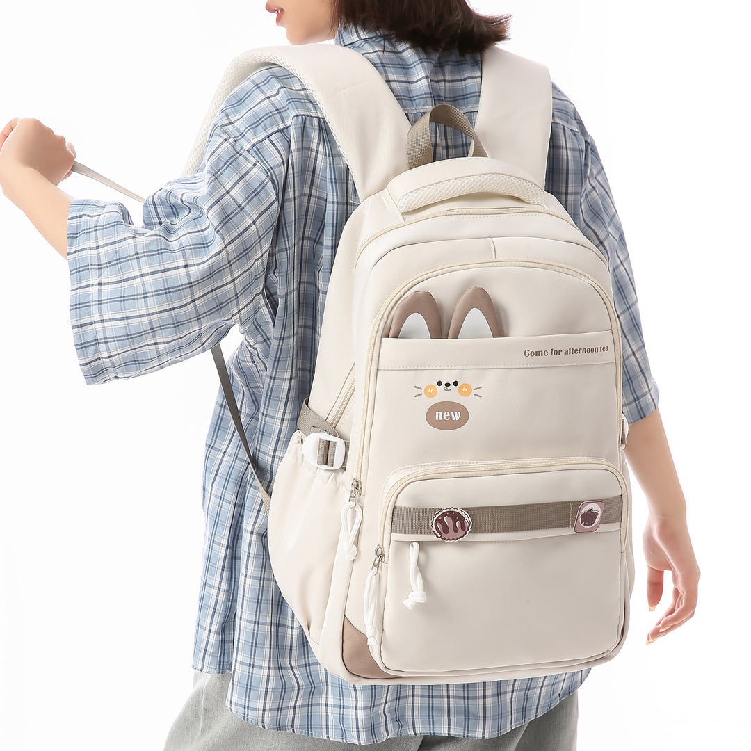 Cat-Ear Design Casual Backpack Kalsten