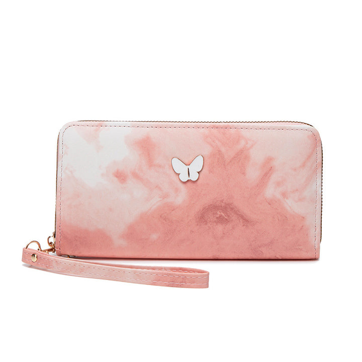 Elegant Butterfly-Embellished Wallet