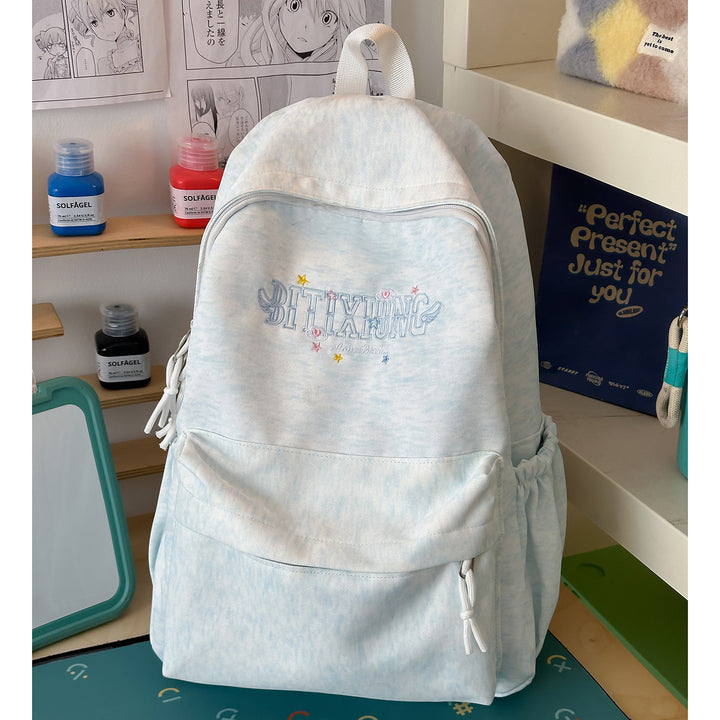 Casual Canvas Backpack with Keychain Kalsten