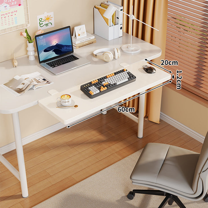 Long Under-Desk Pull-Out Sliding Keyboard and Work Surface Shelf