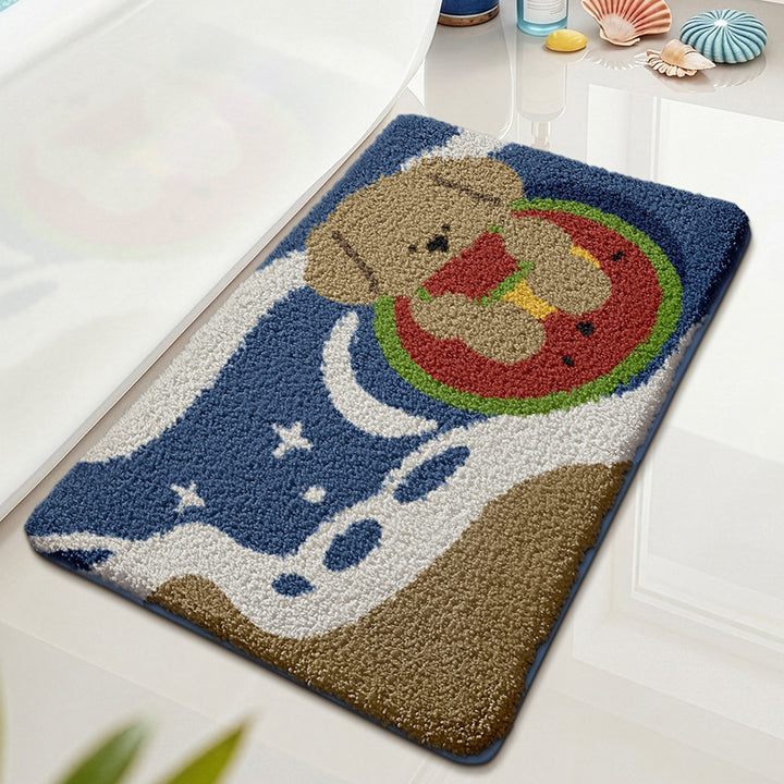 Beach-Themed Bath Mat Kalsten