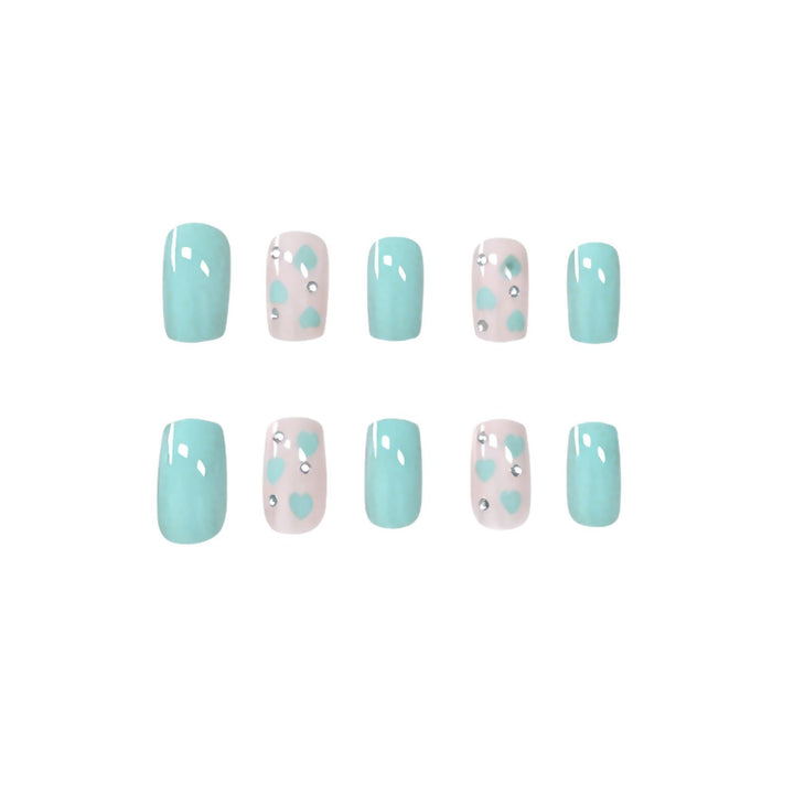 Heart-Inspired Nail Art Design Kalsten