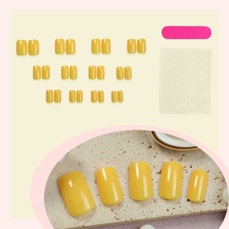 Elegant Glossy Press-On Nails Kalsten