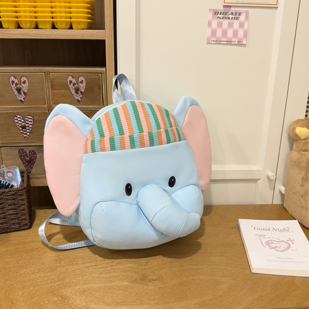 Cute Elephant Shaped Plush Backpack Kalsten