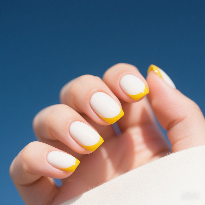 Elegant French Tip Acrylic Nail Enhancements Kalsten 1789915301