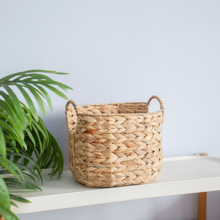 Handcrafted Woven Storage Cube Kalsten