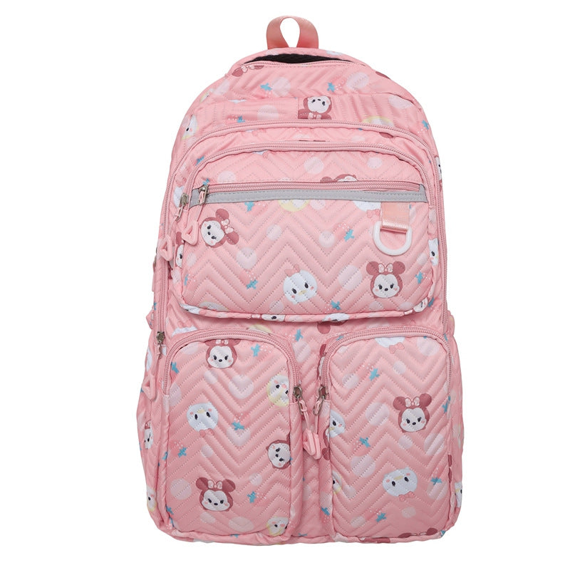 Fun Character Design Quilted Backpack Kalsten
