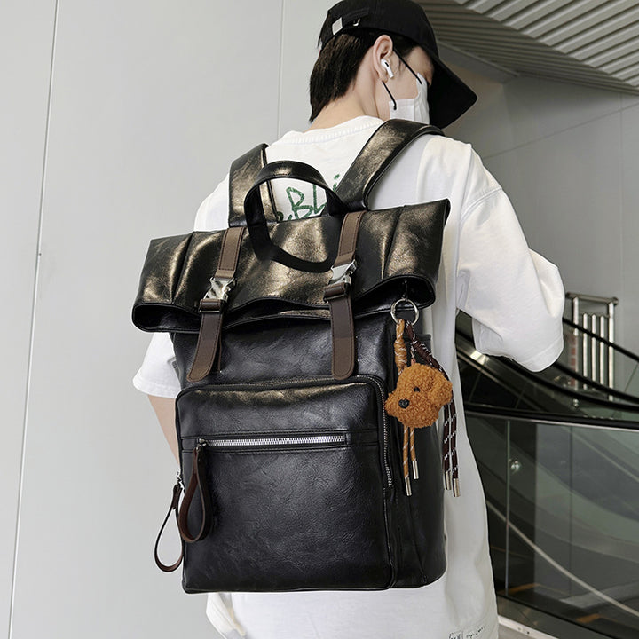 Stylish Leather Backpack Kalsten