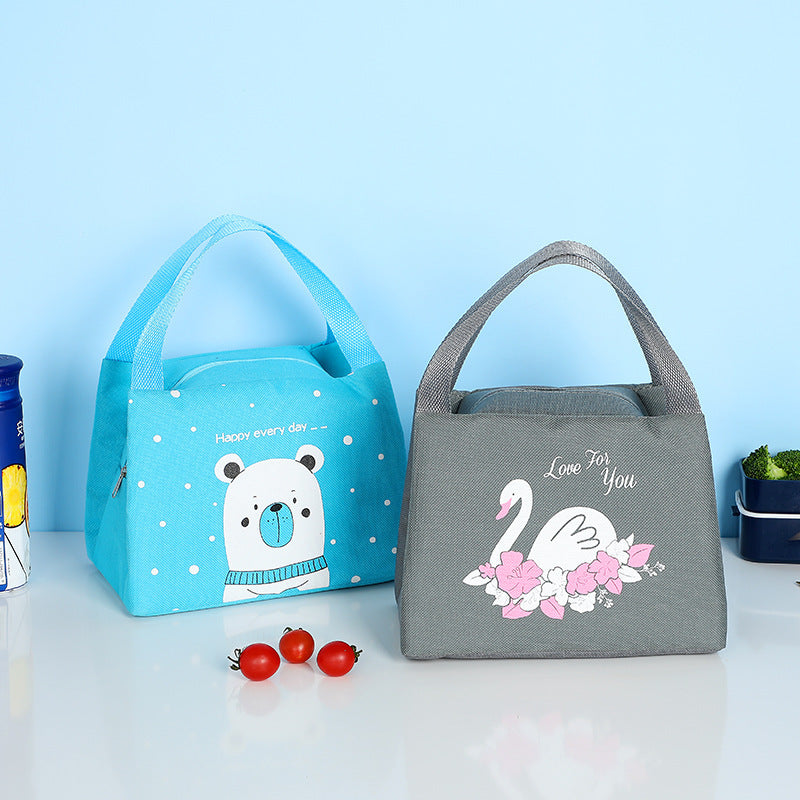 Cute Cat-Themed Insulated Lunch Bag