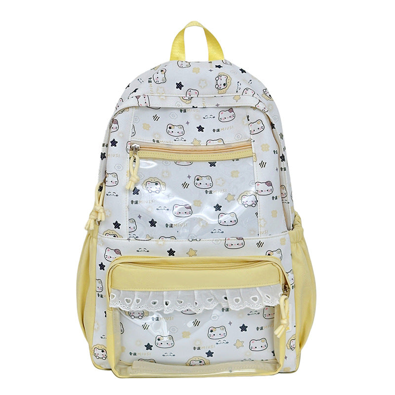Cute Illustrated Character-Themed Backpack Kalsten