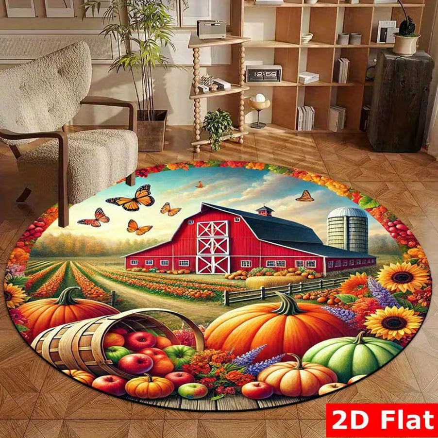 Round Welcome Mat