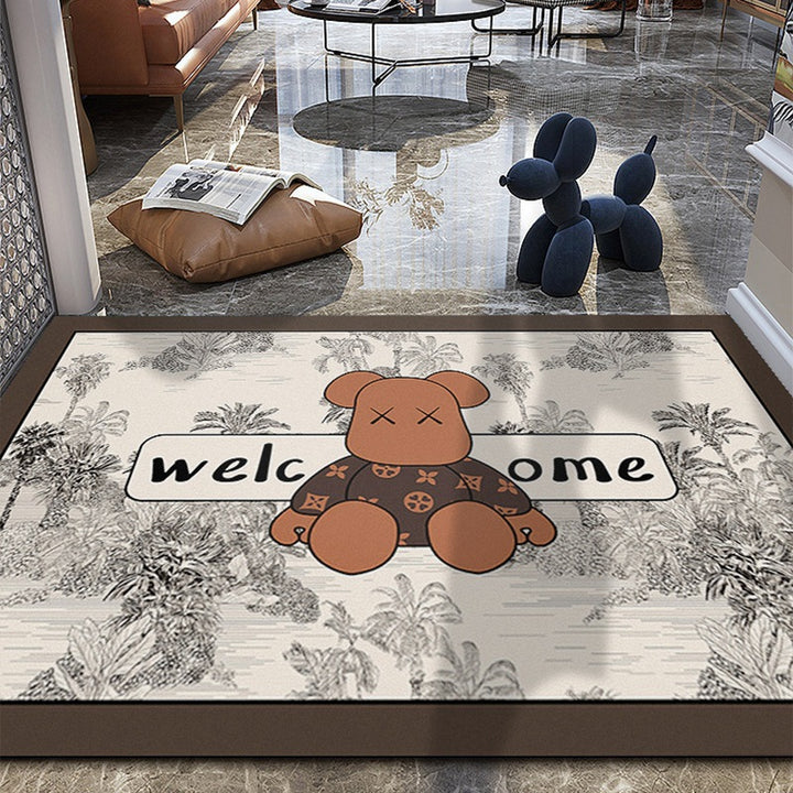 Cute Dog-Themed Entrance Mat