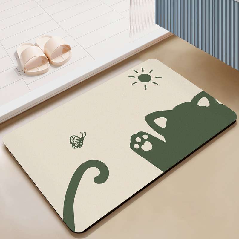 Cute Dog-Themed Floor Mat