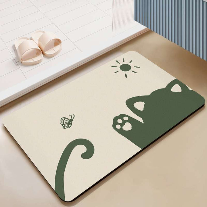 Cute Dog-Themed Floor Mat