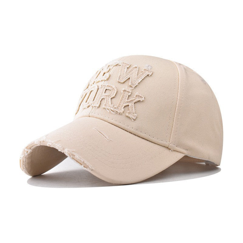 Women's Distressed Embroidered Baseball Cap Kalsten
