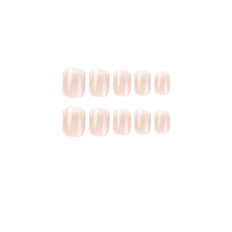 Elegant Nail Art in Natural Ombre Style Kalsten