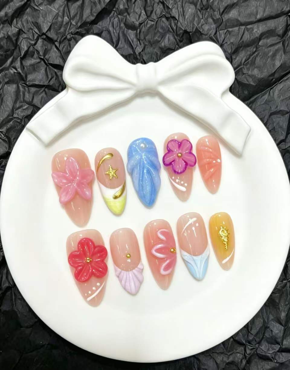 Artistic Press-On Nail Art Collection  1791773029
