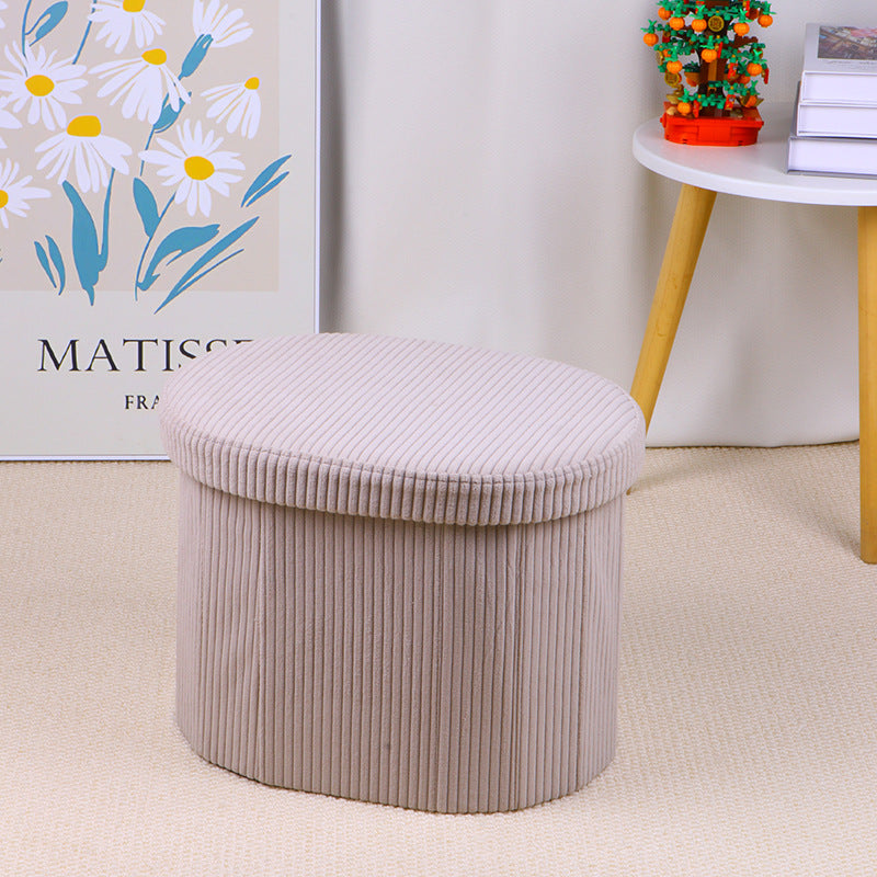 Elegant Upholstered Storage Stool Kalsten