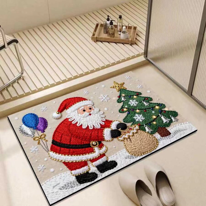 Christmas-Themed Entrance Mat Kalsten
