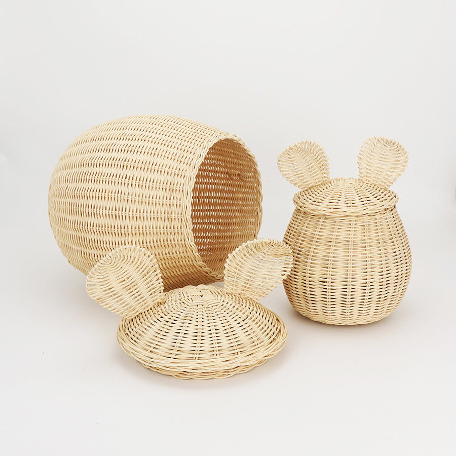 Playful Woven Storage Container Kalsten