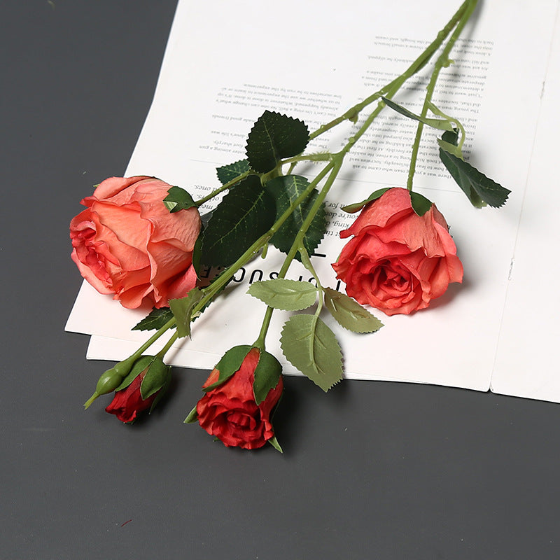 Realistic Faux Rose Stem