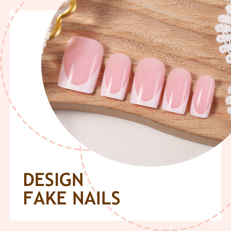 Acrylic nail set with stylish high-gloss nails Kalsten