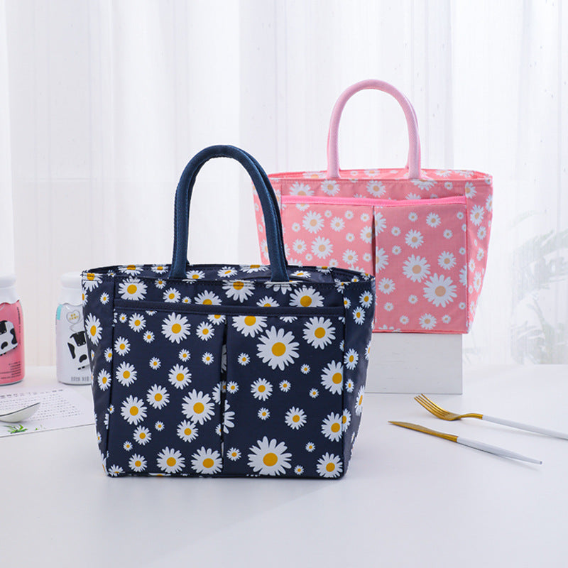 Stylish Flower Print Tote Bag Kalsten