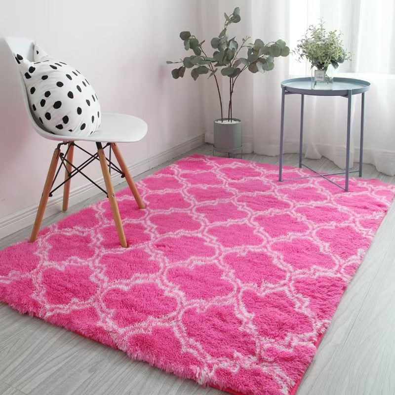 Geometric Plush Area Rug