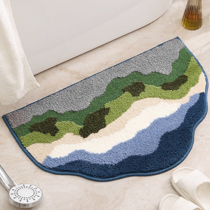 Camouflage Pattern Bath Mat