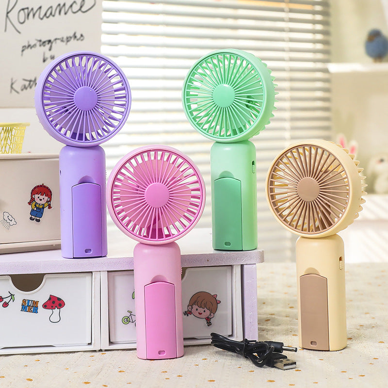 Women portable mini hand fan with USB charging function and ergonomic design Kalsten