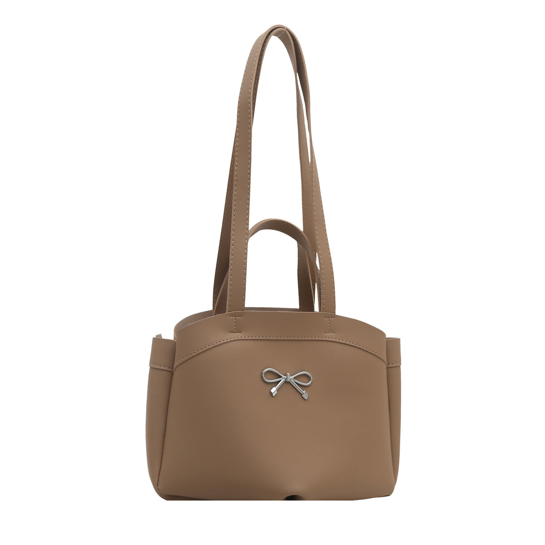 Elegant Bow Accent Handheld Tote Bag Kalsten