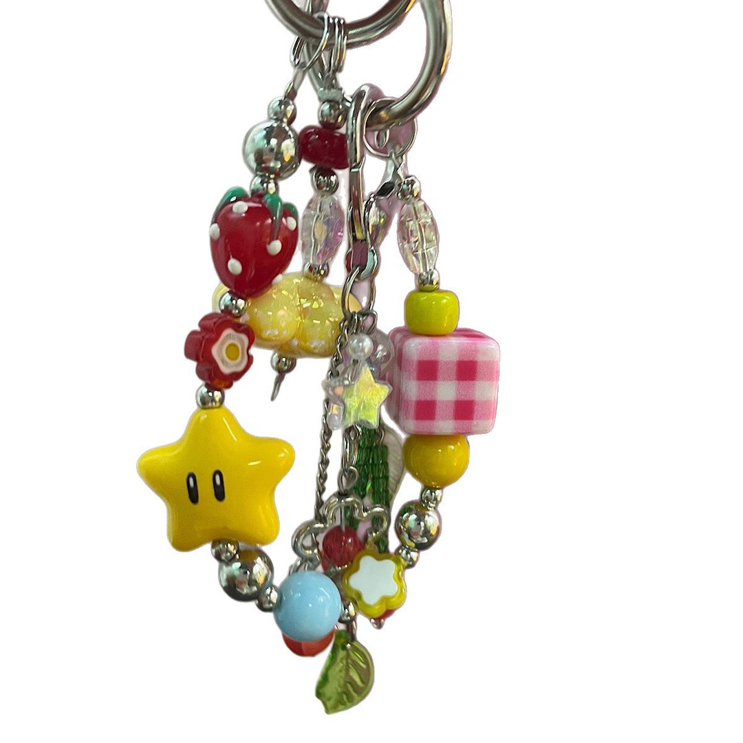 Playful Beaded Charm Keychain Kalsten 1790134650