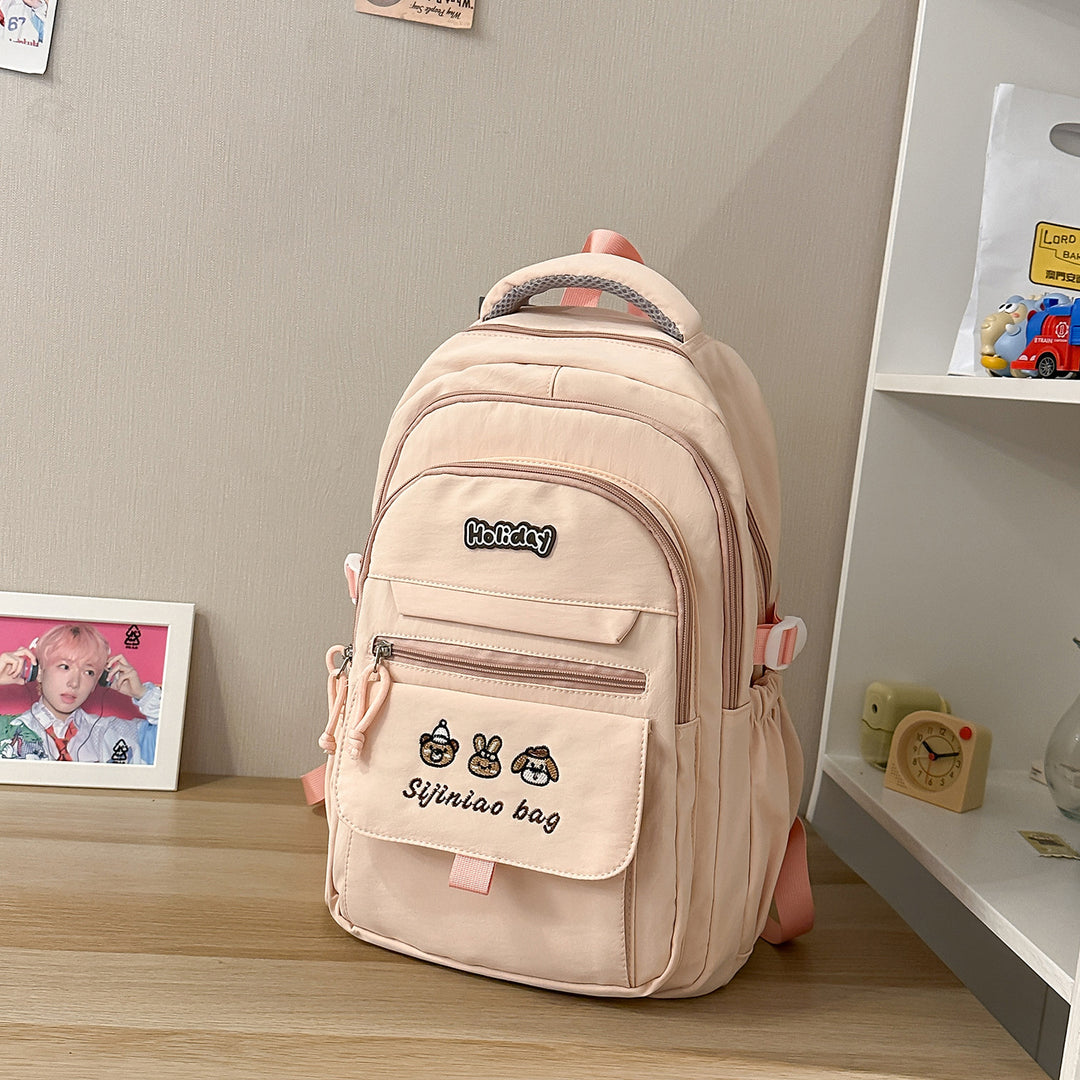 Cute Illustrated Character-Themed Backpack Kalsten